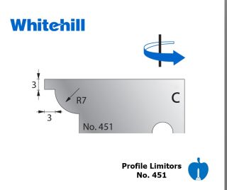 Whitehill 55mm Profile Limitors No. 451   -  004H00451