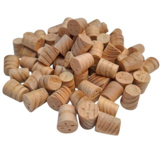 10mm Pitch Pine Tapered Wooden Plugs 100pcs