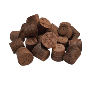 1/2" Dark Cedar Cross Grain Tapered Wooden Plugs 100pcs