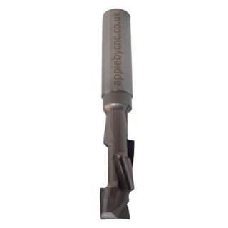 12.7mm Diameter x 25mm Cut Length CNC PCD Diamond Compression Router With Sheer Angle Z=1+1 R/H 