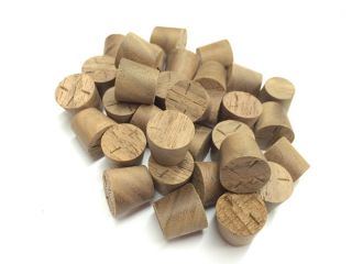 13mm American Black Walnut Tapered Wooden Plugs 100pcs
