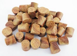 25mm Cumaru Tapered Wooden Plugs 100pc