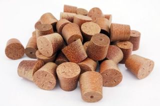 12mm Massaranduba Cross Grain Tapered Wooden Plugs 100pcs