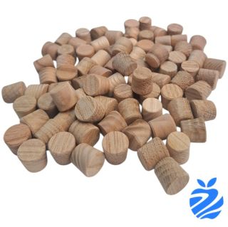 12mm Paint Grade Cross Grain Tapered Wooden Plugs 100pcs