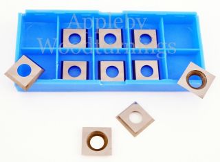 13.6 x 13.6 x 2mm Reversible Carbide Tips 10pcs ( 1 box )