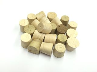12mm Poplar  Cross Grain Tapered Wooden Plugs
