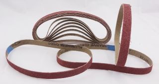 10 Pack 120 Grit Sanding Belts 13 x 457mm 