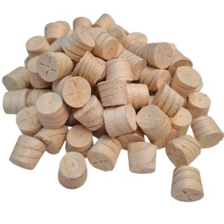 14mm Whitewood Tapered Wood Pellets 100pcs 
