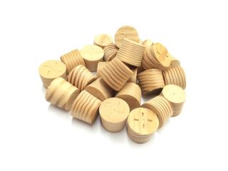 15mm Columbian Pine Tapered Wooden Plugs 100pcs
