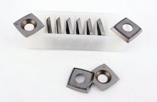 15mm x 15mm x 2.5mm Carbide 4-Sided Reversible Tips With 95mm Radius - 1 Box (10pcs)