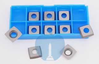 15x15x2.5mm Reversible Knives Solid Carbide Tips (RADIUS 150mm) to suit SCM Xylent 10PCS