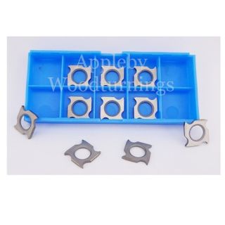 18mm Square Reversible Hook Tip Grooving Knives to suit Freud CG03M AA3