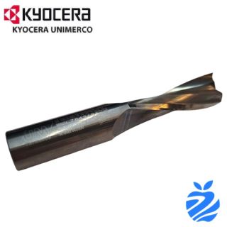 18mm Diameter x 55mm Cut Length CNC Up Cut Finishing Spiral Router With 18mm Shank 2 Flute Kyocera Unimerco