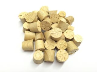 Appleby Woodturnings 14mm Idigbo Tapered Wooden Plugs