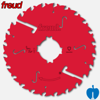 180mm Diameter 16 Tooth Freud Multi-Rip Saw Blade with Rakers With 40mm Bore  