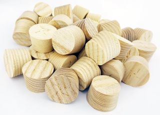 52mm Ash American White Tapered Wooden Plugs 100pcs