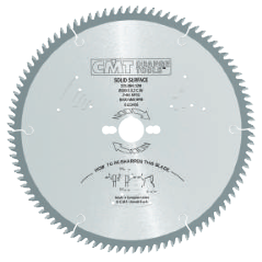 250mm dia CMT Solid Surface Saw Blade Z=72 to cut Corian Material