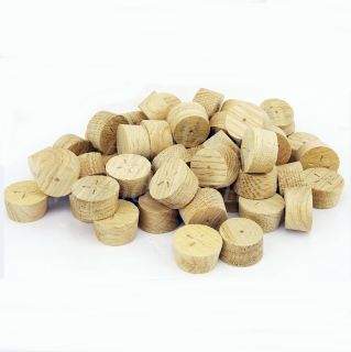 23mm European Oak Tapered Wooden Plugs 100pcs