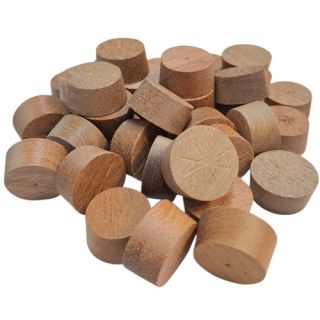 25mm Balau Cross Grain Tapered Wooden Plugs