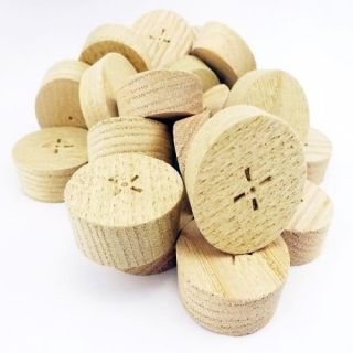 25mm Chestnut Tapered Wooden Plugs 100pcs