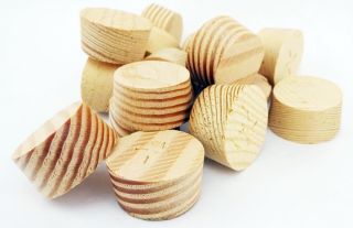 27mm Columbian Pine Tapered Wooden Plugs 100pcs