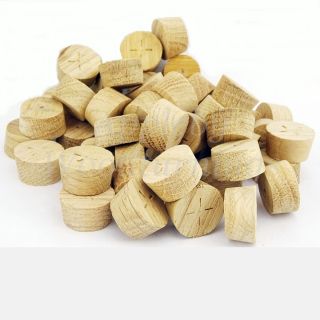 26mm European Oak Tapered Wooden Plugs 100pcs