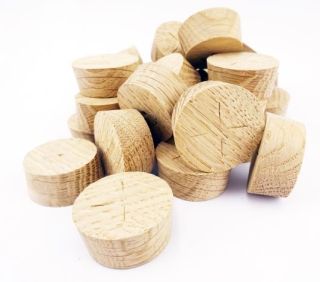 27mm English Oak Tapered Wooden Plugs 100pcs
