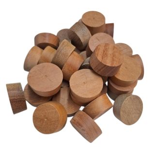 28mm Balau Tapered Wooden Plugs 100pcs