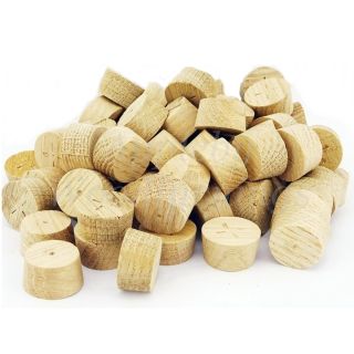 28mm European Oak Tapered Wooden Plugs 100pcs