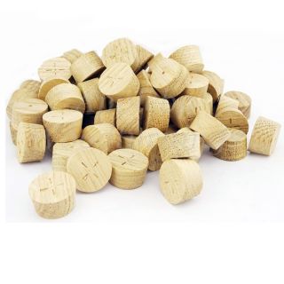 29mm European Oak Tapered Wooden Plugs 100pcs