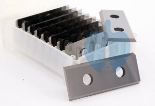 29.5mm Length x 12mm Width x 1.5mm Thickness Reversible Knives Turn Blade 1 Box (10pcs)