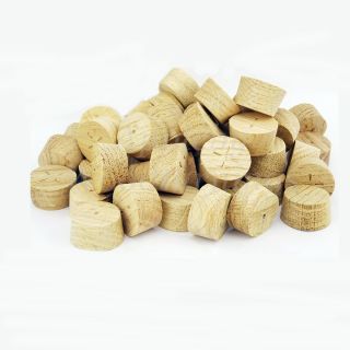 30mm European Oak Tapered Wooden Plugs 100pcs
