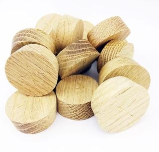 44mm European Oak Tapered Wooden Plugs 100pcs