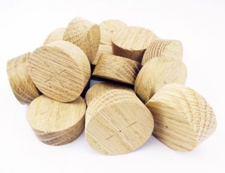 32mm American White Oak Cross Grain Tapered Wooden Plugs
