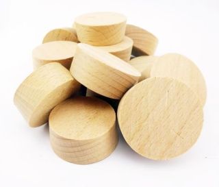 32mm Steamed Beech Cross Grain Tapered Wooden Plugs