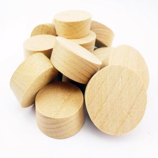 29mm Steamed Beech Tapered Wooden Plugs 100pcs supplied by Appleby Woodturnings