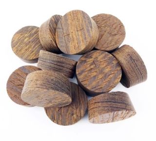 27mm Wenge Tapered Wooden Plugs 100pcs