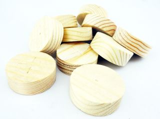 35mm x 12mm Straight Sided Softwood Wooden Plugs 100pcs