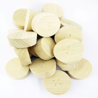 35mm Tulipwood Cross Grain Tapered Wooden Plugs