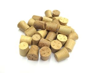 3/8" Iroko Cross Grain Tapered Wooden Plugs