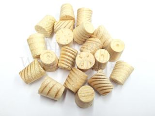 3/8" Joinery Grade Redwood Tapered Wooden Plugs