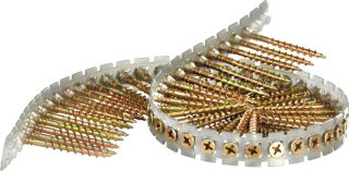 SENCO 4.2x45mm Duraspin Collated Flooring Wood to Wood Screws 42K45MY - 1,000 Screws