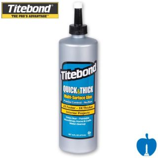 Titebond Quick & Thick Multi-Surface Wood Moulding Glue 473ML