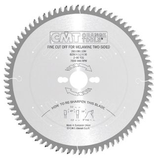 220mm Z=64 ATB Id=30 CMT Fine Cut-Off Cross Cut Saw Blade