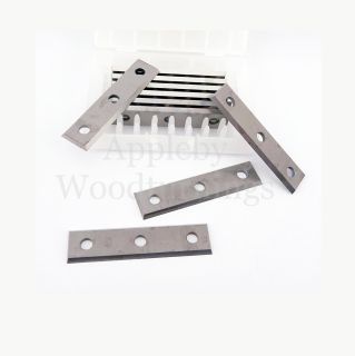 50mm 3 Hole Solid Carbide Reversible Knives to suit Titman L50-350