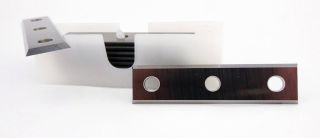 50 x 12 x 1.7mm 3 Hole Replacement Carbide Turn Blade Knife Tips Box of 10pcs ( 1 box )