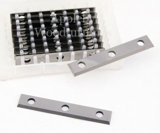 50 x 9 x 1.5mm  Reversible Knives Solid Carbide Tips (3 Holes) 1 Box (10pcs)