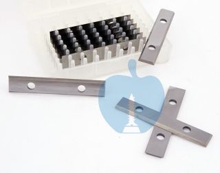 50mm x 9mm x 1.5mm Reversible Knives Solid Carbide Tips with 2 Locating Holes to suit Freud