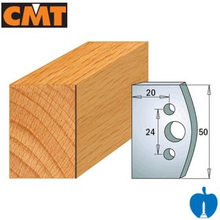 50mm Euro Profile Limiters No.500 CMT 690.500 - 1 pair
