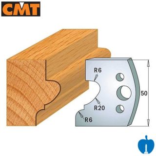 50mm Euro Profile Limiters No.505 CMT 690.505 - Limiters Only 1 pair